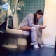 A hidden camera records an unsuspecting girl farting, pissing, and finally shitting while sitting on a toilet. Audible, but subtle plops are heard. She speaks, but appears to be only talking to herself. About 4 minutes.